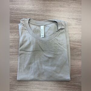 Bella Canvas Plain Short Sleeve Shirt Heather light green